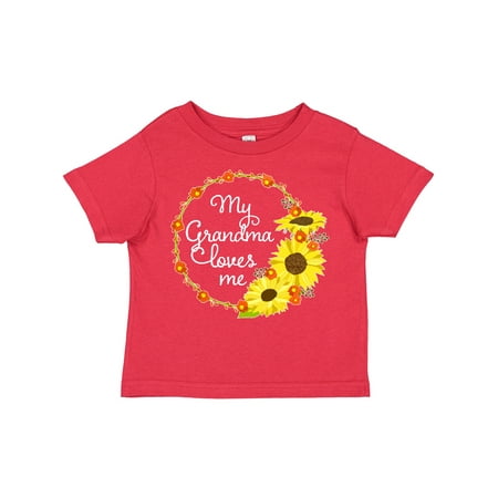Inktastic My Grandma Loves Me with Sunflower Wreath Gift Toddler Boy or Toddler Girl T-Shirt
Inktastic My Grandma Loves Me with Sunflower Wreath Gift Toddler Boy or Toddler Girl T-Shirt