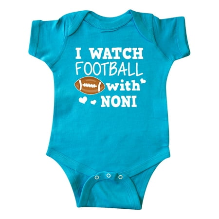 Inktastic I Watch Football with My Noni Gift Baby Boy Bodysuit