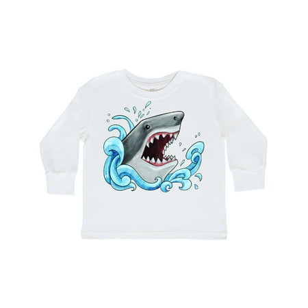 Inktastic Great White Shark in waves Gift Toddler Boy or Toddler Girl Long Sleeve T-Shirt
Inktastic Great White Shark in waves Gift Toddler Boy or Toddler Girl Long Sleeve T-Shirt