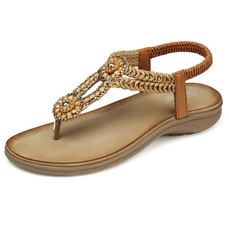 SHIBEVER Women s Sandals Bohemian Sandals for Women Dressy Summer Flat T-Strap Elastic Braided Ankle Strap Shoes Sandals
SHIBEVER Women s Sandals Bohemian Sandals for Women Dressy Summer Flat T-Strap Elastic Braided Ankle Strap Shoes Sandals