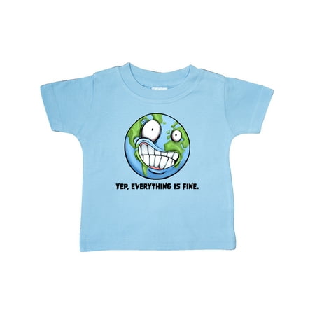 Inktastic Yep Everything Is Fine with Distressed Planet Earth Gift Baby Boy or Baby Girl T-Shirt
Inktastic Yep Everything Is Fine with Distressed Planet Earth Gift Baby Boy or Baby Girl T-Shirt