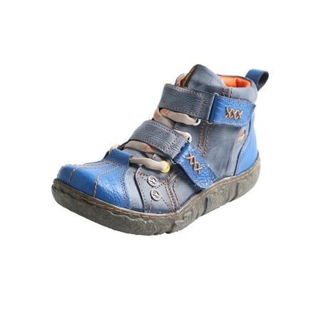TMA EYES Two-Tone PU Leather Women s Ankle Boots