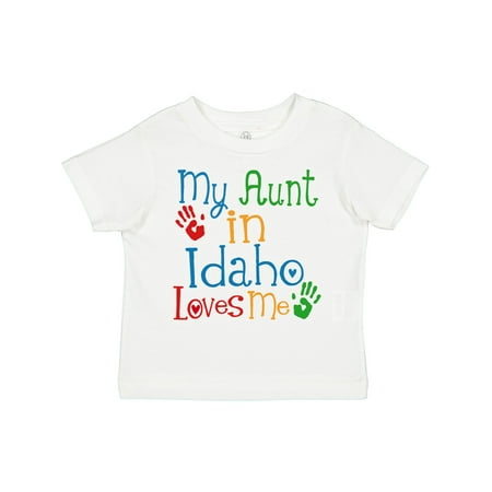 Inktastic My Aunt in Idaho Loves Me Gift Toddler Boy or Toddler Girl T-Shirt