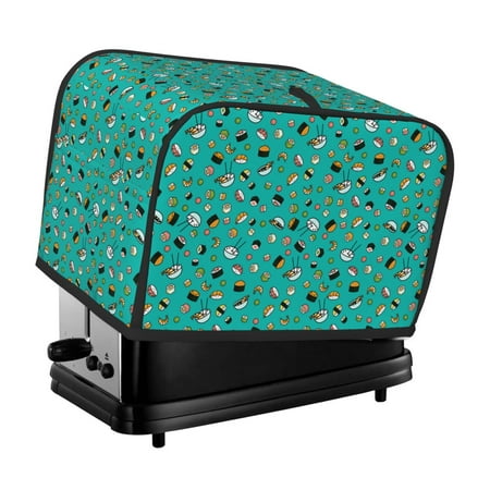 KLL Sushi (3) Print 2 Slice Toaster Dust Covers Kitchen Small Appliance Cover with 2 Pockets Can hold Jam Spreader Knife & Toaster Tongs (11.4 x 7.9 x 7.5)
KLL Sushi (3) Print 2 Slice Toaster Dust Covers Kitchen Small Appliance Cover with 2 Pockets Can hold Jam Spreader Knife & Toaster Tongs (11.4 x 7.9 x 7.5)