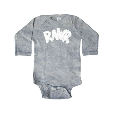 Inktastic Rawr Distressed Text in White Gift Baby Boy or Baby Girl Long Sleeve Bodysuit
Inktastic Rawr Distressed Text in White Gift Baby Boy or Baby Girl Long Sleeve Bodysuit