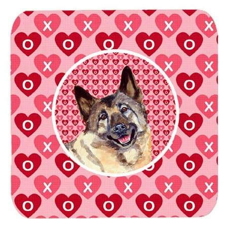 Carolines Treasures LH9173FC Norwegian Elkhound Valentines Love and Hearts Foam Coasters- Set - 4
Carolines Treasures LH9173FC Norwegian Elkhound Valentines Love and Hearts Foam Coasters- Set - 4