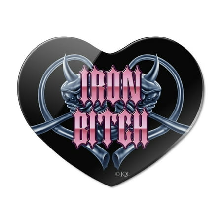 Iron Bitch Biker Motorcycle Heart Piston Pipes Heart Acrylic Fridge Refrigerator Magnet
Iron Bitch Biker Motorcycle Heart Piston Pipes Heart Acrylic Fridge Refrigerator Magnet
