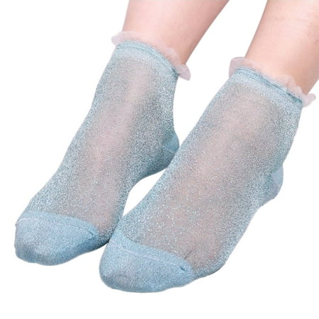 Ultrathin Transparent Shiny Silk Lace Sox Soft Short Ankle Socks Elastic Hosiery
Ultrathin Transparent Shiny Silk Lace Sox Soft Short Ankle Socks Elastic Hosiery