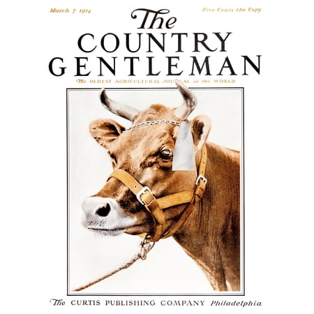 Cover of Country Gentleman agricultural magazine from the early 20th century Stretched Canvas - Remsberg Inc Design Pics (26 x 36)