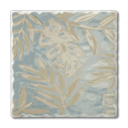 CounterArt Coastal Leaves 1 Pack Absorbent Stone Tumbled Tile Coaster 4 by 4
CounterArt Coastal Leaves 1 Pack Absorbent Stone Tumbled Tile Coaster 4 by 4