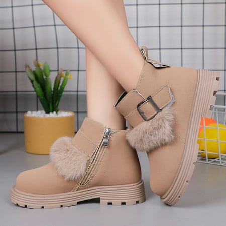 TALKVE Girls Shoes Fashion Solid Color Short Boots Non Slip Breathable Nude Women Boots
TALKVE Girls Shoes Fashion Solid Color Short Boots Non Slip Breathable Nude Women Boots
