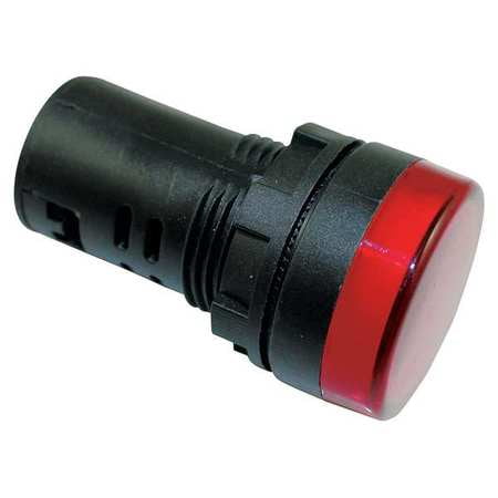 Raised Indicator Light 22mm 120V Red