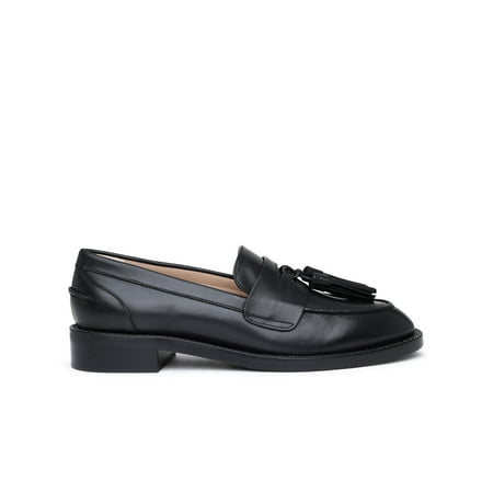 Stuart Weitzman Woman Black Leather Sutton Loafers