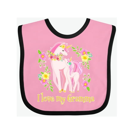Inktastic I Love My Gramma Unicorn with Pink and Yellow Flowers Gift Baby Boy or Baby Girl Bib
Inktastic I Love My Gramma Unicorn with Pink and Yellow Flowers Gift Baby Boy or Baby Girl Bib