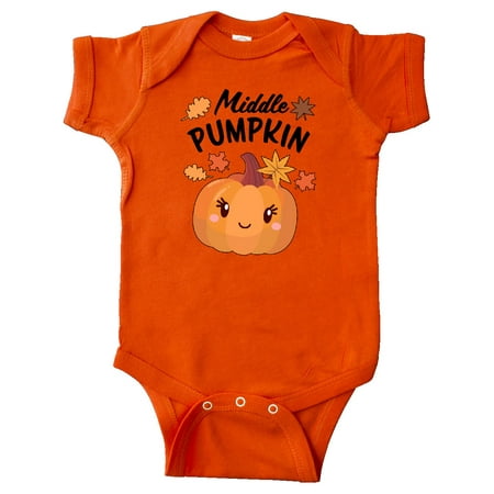 Inktastic Middle Pumpkin with Fall Leaves Gift Baby Boy or Baby Girl Bodysuit
Inktastic Middle Pumpkin with Fall Leaves Gift Baby Boy or Baby Girl Bodysuit