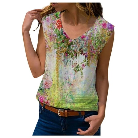 Pianpianzi Cropped Active Top Women with Bra Crop Top Dancing Women s Fashion V-neck Printed Sleeveless Vest T-Shirt Loose Top
Pianpianzi Cropped Active Top Women with Bra Crop Top Dancing Women s Fashion V-neck Printed Sleeveless Vest T-Shirt Loose Top
