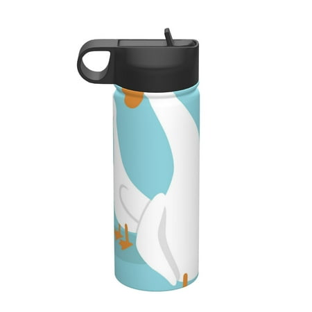Uemuo Three White Geese Print 18oz Sports Insulated Kettle Water Bottle Outdoor Sports Bottle Insulated Hydration Bottle with Handle & Flip Straw
Uemuo Three White Geese Print 18oz Sports Insulated Kettle Water Bottle Outdoor Sports Bottle Insulated Hydration Bottle with Handle & Flip Straw