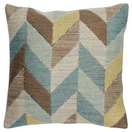 KAS Rugs Ocean Herringbone Decorative Pillow