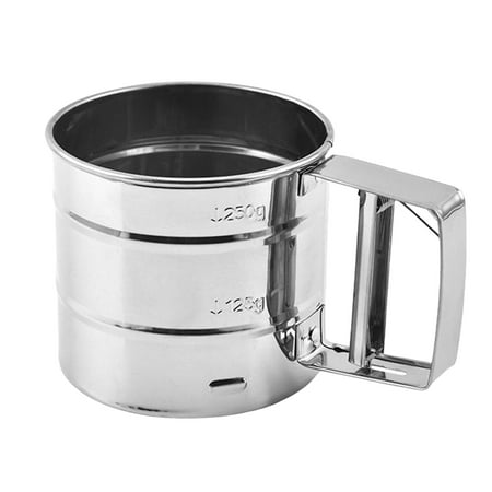 Kitchen Flour Sieve Multipurpose Flour Colander Reusable with Scales Manual Kitchen Gadget Sieve Cup for Spices Flour Coffee Desserts Cakes
Kitchen Flour Sieve Multipurpose Flour Colander Reusable with Scales Manual Kitchen Gadget Sieve Cup for Spices Flour Coffee Desserts Cakes