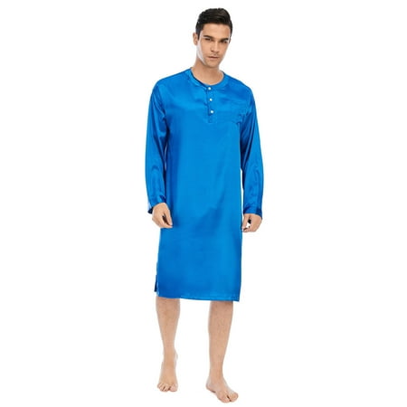 Men s Nightshirt Long Sleeve Sleepwear Soft Comfy Nightgown Loose Sleep Shirt L-XXXL
Men s Nightshirt Long Sleeve Sleepwear Soft Comfy Nightgown Loose Sleep Shirt L-XXXL