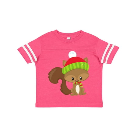 Inktastic Cute Squirrel Squirrel With Hat Scarf Fluffy Tail Gift Toddler Boy or Toddler Girl T-Shirt
Inktastic Cute Squirrel Squirrel With Hat Scarf Fluffy Tail Gift Toddler Boy or Toddler Girl T-Shirt