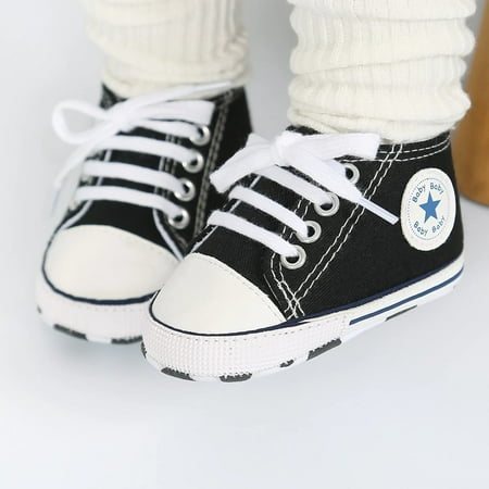 Baby Shoes Girls or Boy Soft Non-Slip Sole Newborn First Walkers Star Canvas High Top Sneakers Denim Unisex
Baby Shoes Girls or Boy Soft Non-Slip Sole Newborn First Walkers Star Canvas High Top Sneakers Denim Unisex