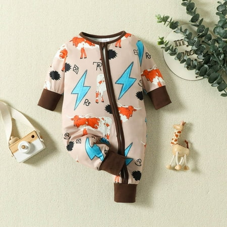 Toddler Boys Rompers Summer Long Sleeve Bodysuits Cartoon Prints Onesie Jumpsuit
Toddler Boys Rompers Summer Long Sleeve Bodysuits Cartoon Prints Onesie Jumpsuit