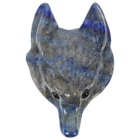 NUOLUX Wolf Head Shaped Pendant Natural Crystal Stone Small Wolf Head Statue Charm
NUOLUX Wolf Head Shaped Pendant Natural Crystal Stone Small Wolf Head Statue Charm