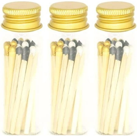New Year s Blend Tip Decorative Matches | 60 Small Premium Wooden Safety Matches | 3 Jars Of 20 Matches Each With Lid And Striker On Bottom | Home Decor
New Year s Blend Tip Decorative Matches | 60 Small Premium Wooden Safety Matches | 3 Jars Of 20 Matches Each With Lid And Striker On Bottom | Home Decor