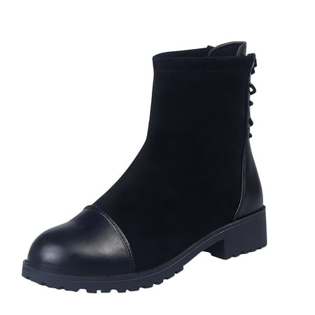Luiyenes Warm Strap Boots Round Ankle Heel Fashion Toe Casual Flat Women s women s boots
Luiyenes Warm Strap Boots Round Ankle Heel Fashion Toe Casual Flat Women s women s boots