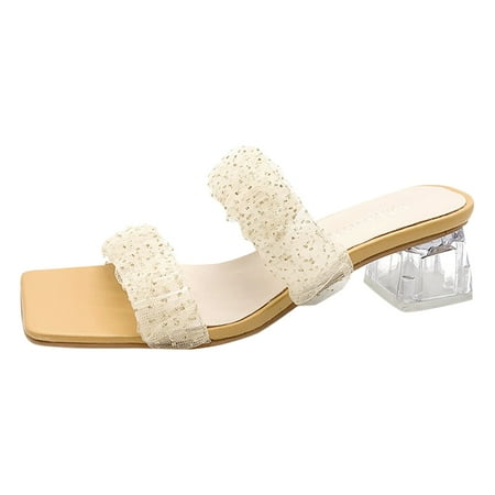KaLI_store Womens Sandals Women s Summer Sandals Beach Ankle Walking Strap Casual Flip Flops Ladies Flats Comfortable Shoes Yellow
KaLI_store Womens Sandals Women s Summer Sandals Beach Ankle Walking Strap Casual Flip Flops Ladies Flats Comfortable Shoes Yellow