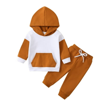 ZRBYWB Toddler Boys Girls Clothes Long Sleeve Patchwork Colour Hoodie T Shirt Tops Pants Outfits
ZRBYWB Toddler Boys Girls Clothes Long Sleeve Patchwork Colour Hoodie T Shirt Tops Pants Outfits