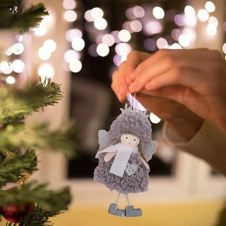 Judty Christmas Ornament Stripes Long Legs Hanging Feet Angel Doll Pendant