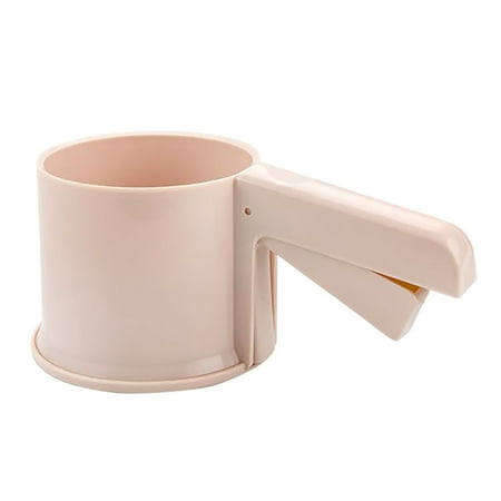 Handheld Flour Sifter Hand Sifter Cup Powder Sieve Flour Sieve with Hand Press for Kitchen Home Cooking Baking Pastry Tool
Handheld Flour Sifter Hand Sifter Cup Powder Sieve Flour Sieve with Hand Press for Kitchen Home Cooking Baking Pastry Tool