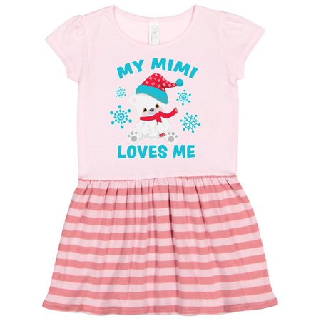 Inktastic Polar Bear My Mimi Loves Me in Santa Hat with Snowflakes Gift Toddler Girl Dress
Inktastic Polar Bear My Mimi Loves Me in Santa Hat with Snowflakes Gift Toddler Girl Dress