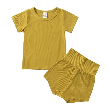 Esaierr 6M-4Y Newborn Toddler Boys Girls Sleepwear Outfits Baby Short-sleeved Pajamas set Toddler Solid Color Cotton Linen Homewear
Esaierr 6M-4Y Newborn Toddler Boys Girls Sleepwear Outfits Baby Short-sleeved Pajamas set Toddler Solid Color Cotton Linen Homewear