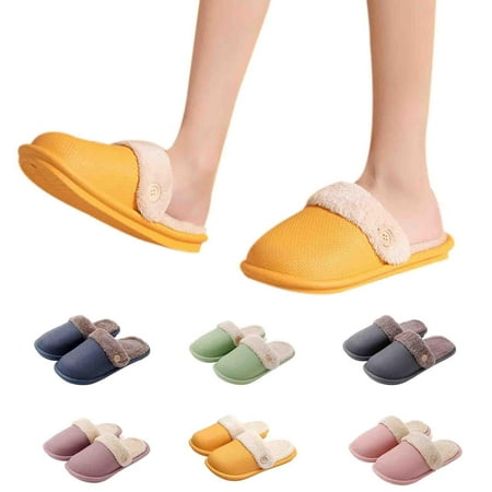 Slip on House Slippers-Soft Super Warm Winter Slippers with Detachable Washable Internal Liner|Comfortable Cozy Memory Foam Fuzzy Lined Plush Slippers for Men Women Wearing Outdoor Indoor
Slip on House Slippers-Soft Super Warm Winter Slippers with Detachable Washable Internal Liner|Comfortable Cozy Memory Foam Fuzzy Lined Plush Slippers for Men Women Wearing Outdoor Indoor
