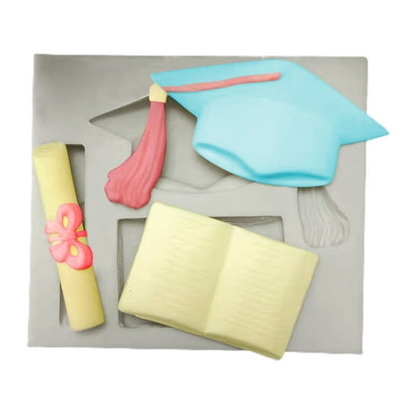 GHOONEY Fondant Molds Chocolate Moulds Candy Mould Clay Molds Graduation Themed Shaped Cake Baking Accessories Silicone Material
GHOONEY Fondant Molds Chocolate Moulds Candy Mould Clay Molds Graduation Themed Shaped Cake Baking Accessories Silicone Material