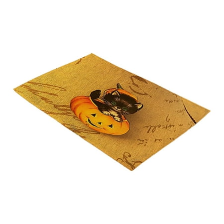 ZENTREE Table Mats Non-Slip Kitchen Placemats for Adults Kids Pumpkins Ghost Patterns
ZENTREE Table Mats Non-Slip Kitchen Placemats for Adults Kids Pumpkins Ghost Patterns