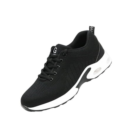Fangasis Unisex Safety Shoe Air Cushion Work Sneaker Breathable Sneakers Women Men Working Boot Workplace Lightweight Steel Toe Shoes Black 7.5
Fangasis Unisex Safety Shoe Air Cushion Work Sneaker Breathable Sneakers Women Men Working Boot Workplace Lightweight Steel Toe Shoes Black 7.5