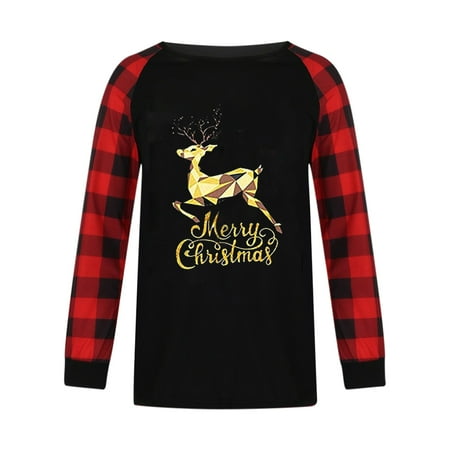 KEJIG Stylish Christmas Man Daddy Plaid Print Blouse Tops Sleeve Long Family Clothes Pajamas
KEJIG Stylish Christmas Man Daddy Plaid Print Blouse Tops Sleeve Long Family Clothes Pajamas