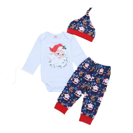 Ozmmyan Christmas Toddler Clothes Fashion Children s Long Sleeve Santa s Three Piece Baby Romper Suit on Clearance
Ozmmyan Christmas Toddler Clothes Fashion Children s Long Sleeve Santa s Three Piece Baby Romper Suit on Clearance