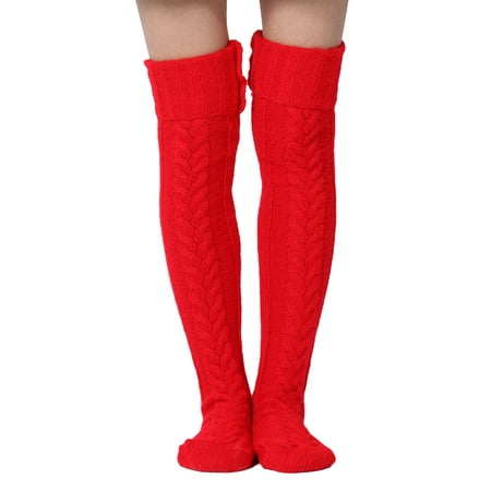 Shuttle tree Women Thigh High Socks Long Knit Winter Warm Boot Stockings Leg Warmers
Shuttle tree Women Thigh High Socks Long Knit Winter Warm Boot Stockings Leg Warmers