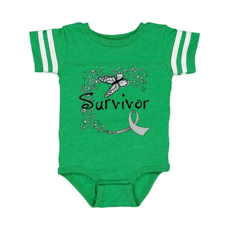 Inktastic Brain Cancer Survivor- butterfly ribbon Gift Baby Boy or Baby Girl Bodysuit
Inktastic Brain Cancer Survivor- butterfly ribbon Gift Baby Boy or Baby Girl Bodysuit