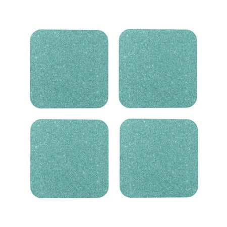 Honeii Teal Green Glitter Print Leather Coaster Set of 4 Ideal for Safeguarding Your Furniture from Drinks Spills and Effortless Cleanup-Square
Honeii Teal Green Glitter Print Leather Coaster Set of 4 Ideal for Safeguarding Your Furniture from Drinks Spills and Effortless Cleanup-Square
