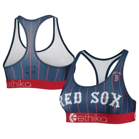 Women s Ethika Navy Boston Red Sox Slugger Bra