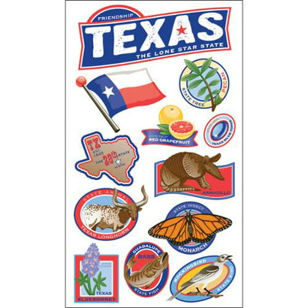 Sticko 58 Stickers-Texas