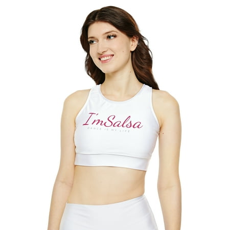 Salsa Dance Gift Fully Lined Padded Sports Bra