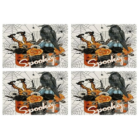 Uorcsa Gothic Decor Halloween Placemats Set Of 4 12X18 inch Funny Table Mat Non Slip and Washable Linen Place Mat for Home Party Decoration 2024 Party Decor Special Offers
Uorcsa Gothic Decor Halloween Placemats Set Of 4 12X18 inch Funny Table Mat Non Slip and Washable Linen Place Mat for Home Party Decoration 2024 Party Decor Special Offers