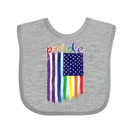 Inktastic Painted American Rainbow Flag with Pride Gift Baby Boy or Baby Girl Bib
Inktastic Painted American Rainbow Flag with Pride Gift Baby Boy or Baby Girl Bib